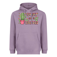 Lavender go sit on a cactus Heavyweight Hoodie - MaliasSmallBusiness