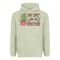 Matcha go sit on a cactus Heavyweight Hoodie - MaliasSmallBusiness