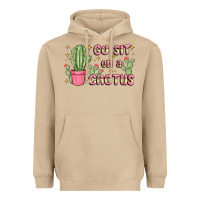 Mushroom go sit on a cactus Heavyweight Hoodie - MaliasSmallBusiness