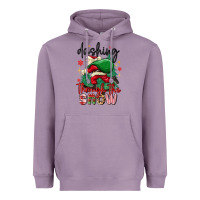 Lavender dashing through the snow Heavyweight Hoodie - MaliasSmallBusiness