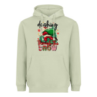 Matcha dashing through the snow Heavyweight Hoodie - MaliasSmallBusiness