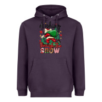 Plum dashing through the snow Heavyweight Hoodie - MaliasSmallBusiness