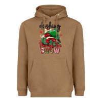 Toasted Coconut dashing through the snow Heavyweight Hoodie - MaliasSmallBusiness
