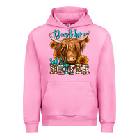 Fuchsia Pink don't be a salty heifer long haired cow Urban Hoodie - Jasminsmagicworld