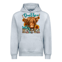 Heather Grey don't be a salty heifer long haired cow Urban Hoodie - Jasminsmagicworld