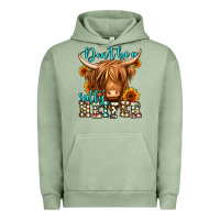 Pigment Oil Green don't be a salty heifer long haired cow Urban Hoodie - Jasminsmagicworld