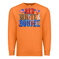 Carrot red white and boujee billie wilder Premium Sweatshirt - texasbilliewilder
