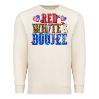 Sandshell red white and boujee billie wilder Premium Sweatshirt - texasbilliewilder