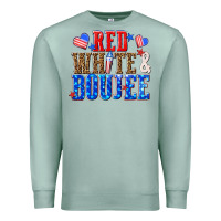 Seafoam red white and boujee billie wilder Premium Sweatshirt - texasbilliewilder