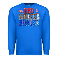 True Royal red white and boujee billie wilder Premium Sweatshirt - texasbilliewilder