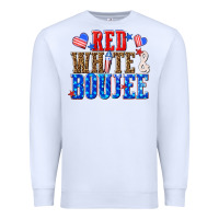 White red white and boujee billie wilder Premium Sweatshirt - texasbilliewilder