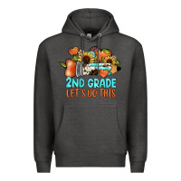 Charcoal Heather 2nd grade let s do this Premium Hoodie - JahusDesignShop