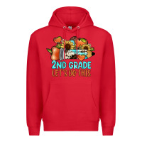 Red 2nd grade let s do this Premium Hoodie - JahusDesignShop