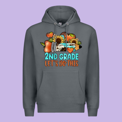 2nd Grade Let S Do This Premium Hoodie Designed By Jahusdesignshop