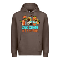 Coffee 2nd grade let s do this Premium Hoodie - JahusDesignShop