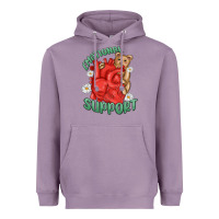 Lavender emotional support Heavyweight Hoodie - MaliasSmallBusiness