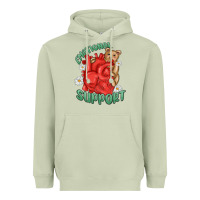 Matcha emotional support Heavyweight Hoodie - MaliasSmallBusiness