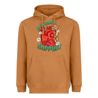 Meerkat emotional support Heavyweight Hoodie - MaliasSmallBusiness