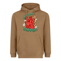 Toasted Coconut emotional support Heavyweight Hoodie - MaliasSmallBusiness