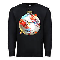 Black christmas baseball Premium Sweatshirt - Zillion Design Studio