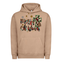 Pigment Burro merry christmas wood slice ornament Urban Hoodie - JahusDesignShop