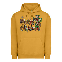Pigment Peanut Butter merry christmas wood slice ornament Urban Hoodie - JahusDesignShop