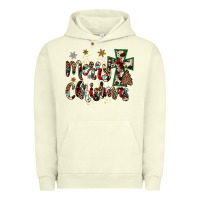 Pigment Pistachio merry christmas wood slice ornament Urban Hoodie - JahusDesignShop