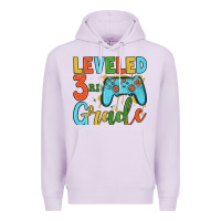 Lilac leveled 3rd grade Premium Hoodie - JahusDesignShop