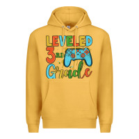 Mustard leveled 3rd grade Premium Hoodie - JahusDesignShop