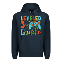 Navy leveled 3rd grade Premium Hoodie - JahusDesignShop