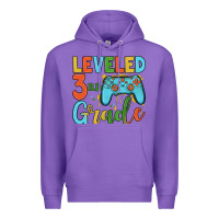 Purple leveled 3rd grade Premium Hoodie - JahusDesignShop
