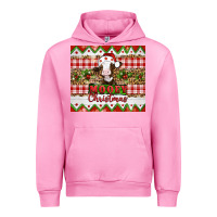 Fuchsia Pink Moooey christmas Urban Hoodie - Artiststas
