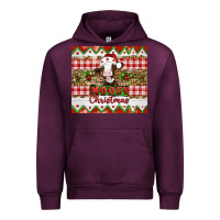 Mauve Wine Moooey christmas Urban Hoodie - Artiststas