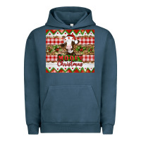 Pigment Midnight Navy Moooey christmas Urban Hoodie - Artiststas