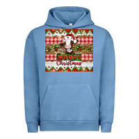 Pigment Pebble Blue Moooey christmas Urban Hoodie - Artiststas