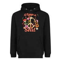 Black hippie soul Heavyweight Hoodie - MaliasSmallBusiness
