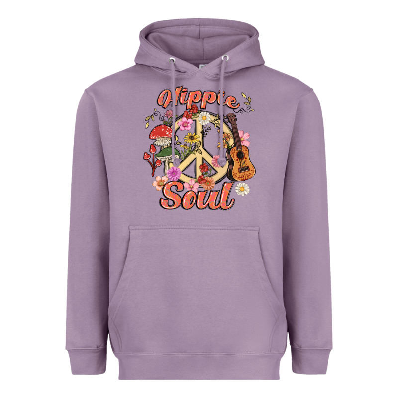 Hippie Soul Heavyweight Hoodie by MaliasSmallBusiness | Teevron