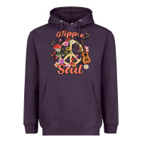 Plum hippie soul Heavyweight Hoodie - MaliasSmallBusiness