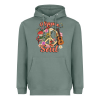 Sage hippie soul Heavyweight Hoodie - MaliasSmallBusiness