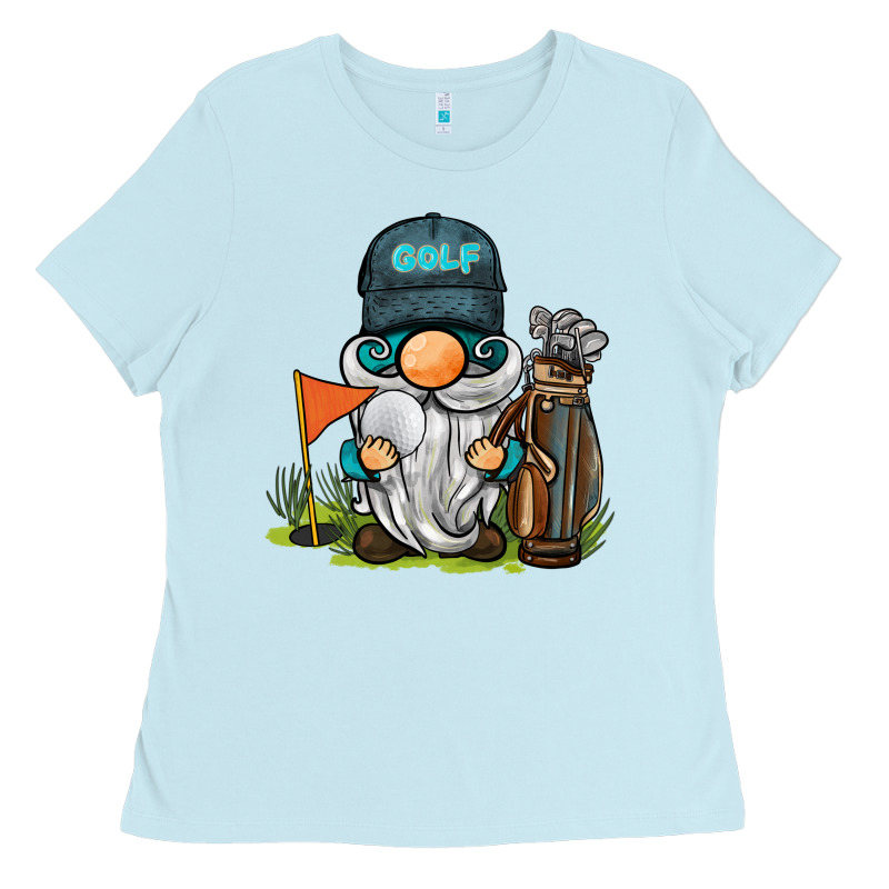 Golf Gnome Ladies Tee by BarkalooDesign | Teevron
