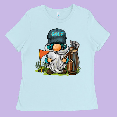 Golf Gnome Ladies Tee Designed By Barkaloodesign