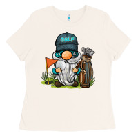 Bone golf gnome Ladies Tee - BarkalooDesign