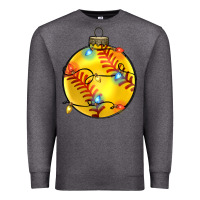 Charcoal Heather christmas softball Premium Sweatshirt - Zillion Design Studio