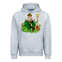 Heather Grey st patricks and horseshoes with shamrocks Urban Hoodie - AdoDesignShop