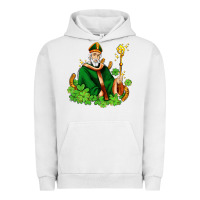Pigment Lunar Rock st patricks and horseshoes with shamrocks Urban Hoodie - AdoDesignShop