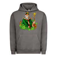 Pigment Tornado st patricks and horseshoes with shamrocks Urban Hoodie - AdoDesignShop
