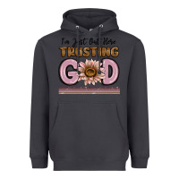 Smoke im just out here trusting god Heavyweight Hoodie - MaliasSmallBusiness