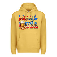 Antique Gold party in the usa Premium Hoodie - AdoDesignShop