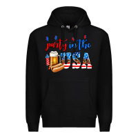 Black party in the usa Premium Hoodie - AdoDesignShop