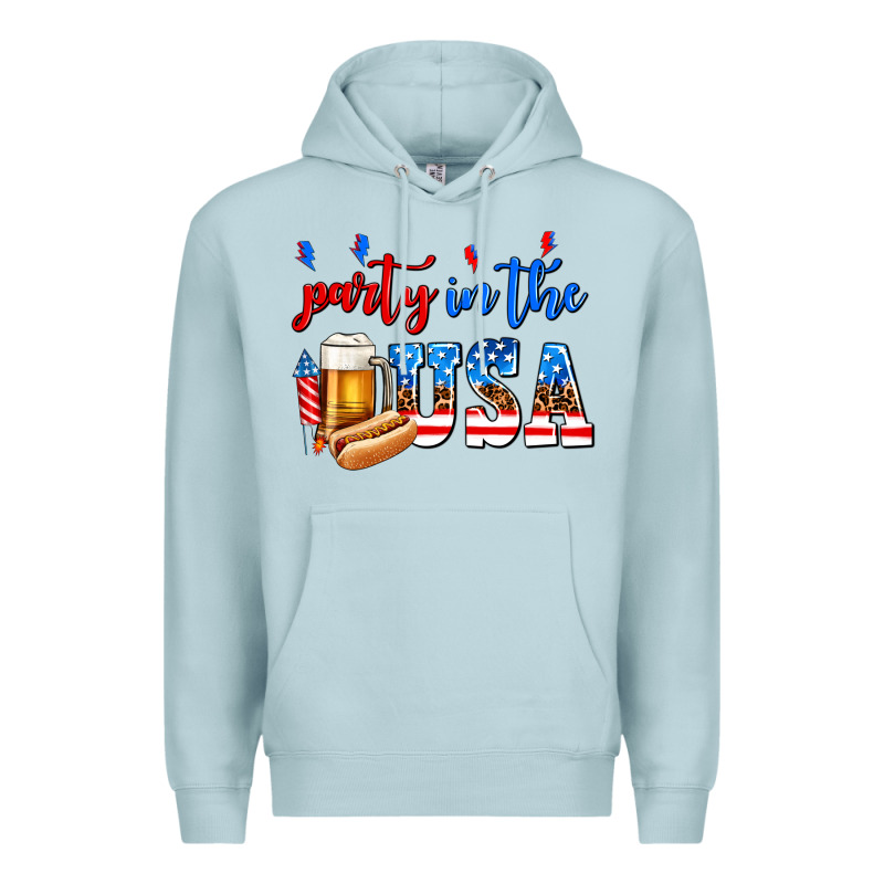 Party In The Usa Premium Hoodie by AdoDesignShop | Teevron